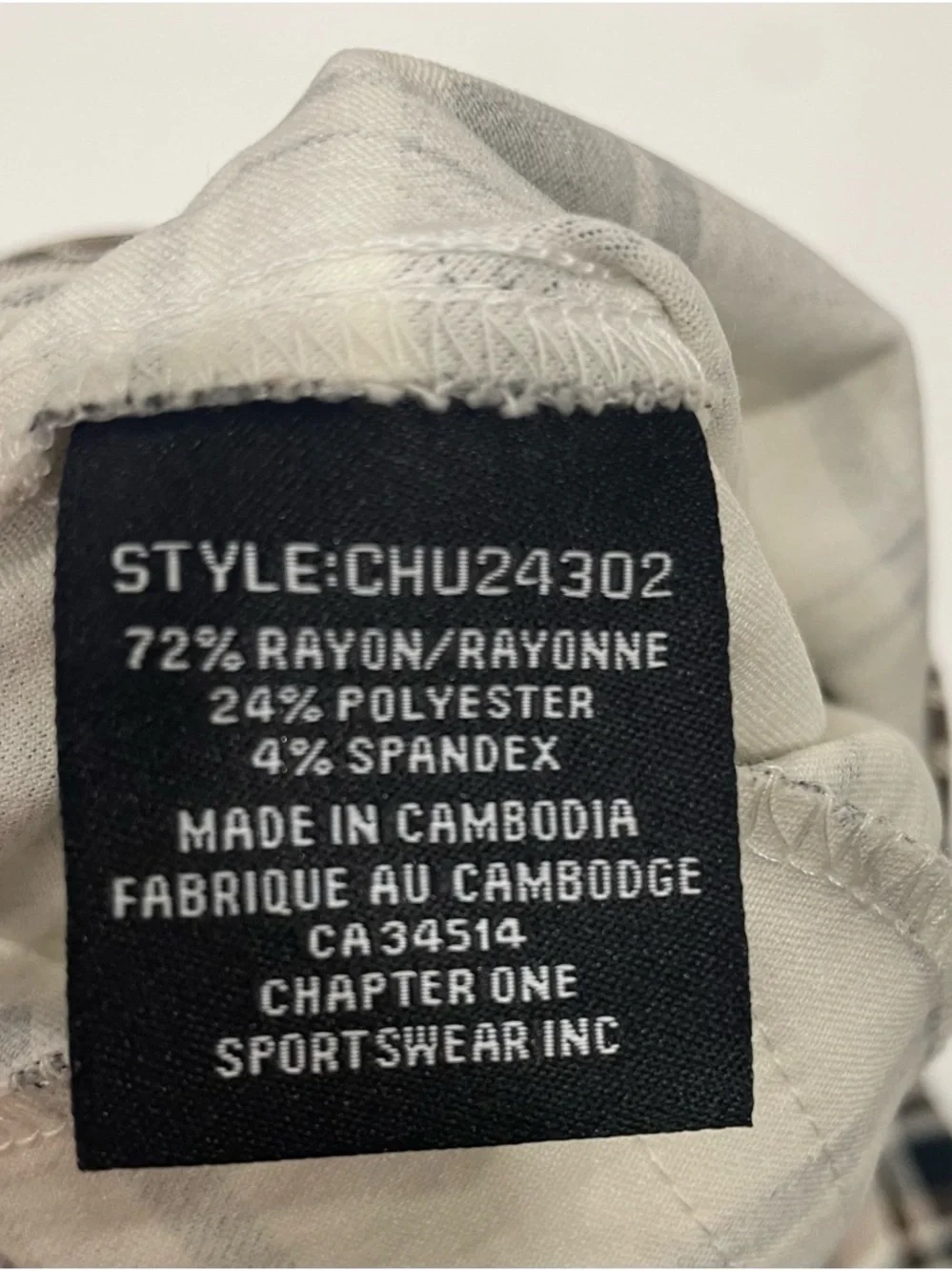 Jules & Leopold Cream, Black and Brown Plaid Pants - Size L - Picture 5 of 6